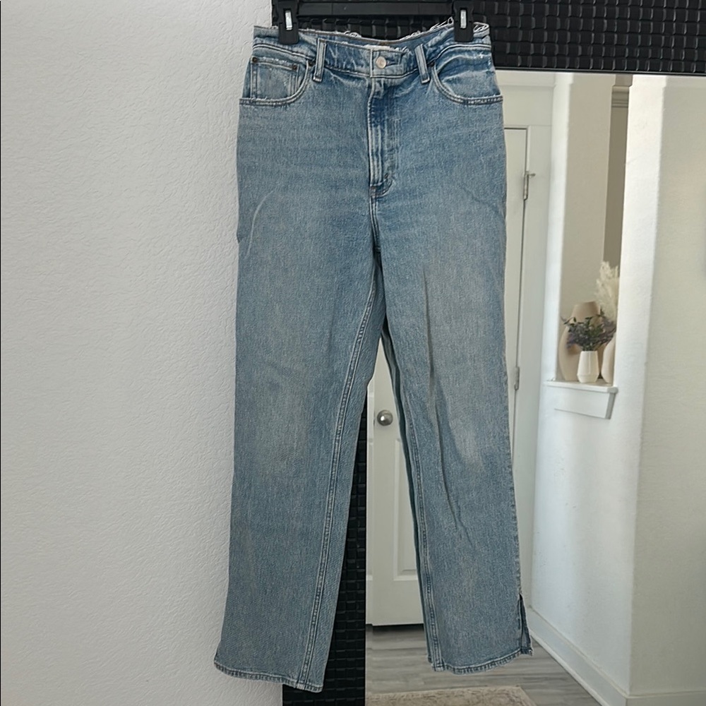 Abercrombie & Fitch 90s Straight Ultra High Rise Denim